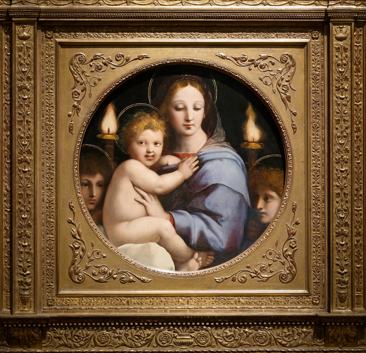 Madonna af kandelabrene, ca. 1513 af Raffaello Sanzio Raphael