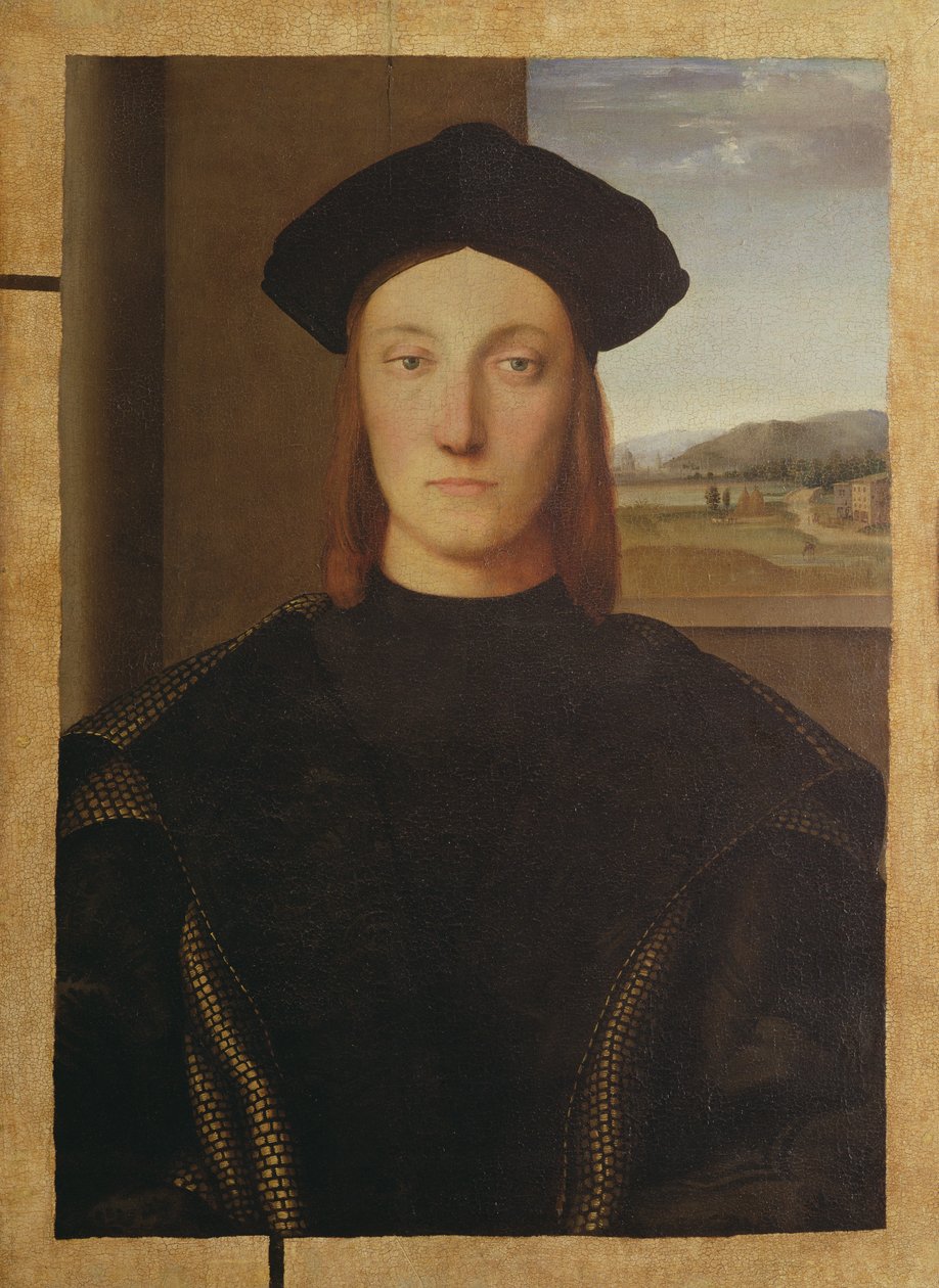 Portræt af Guidobaldo da Montefeltro af Raffaello Sanzio Raphael