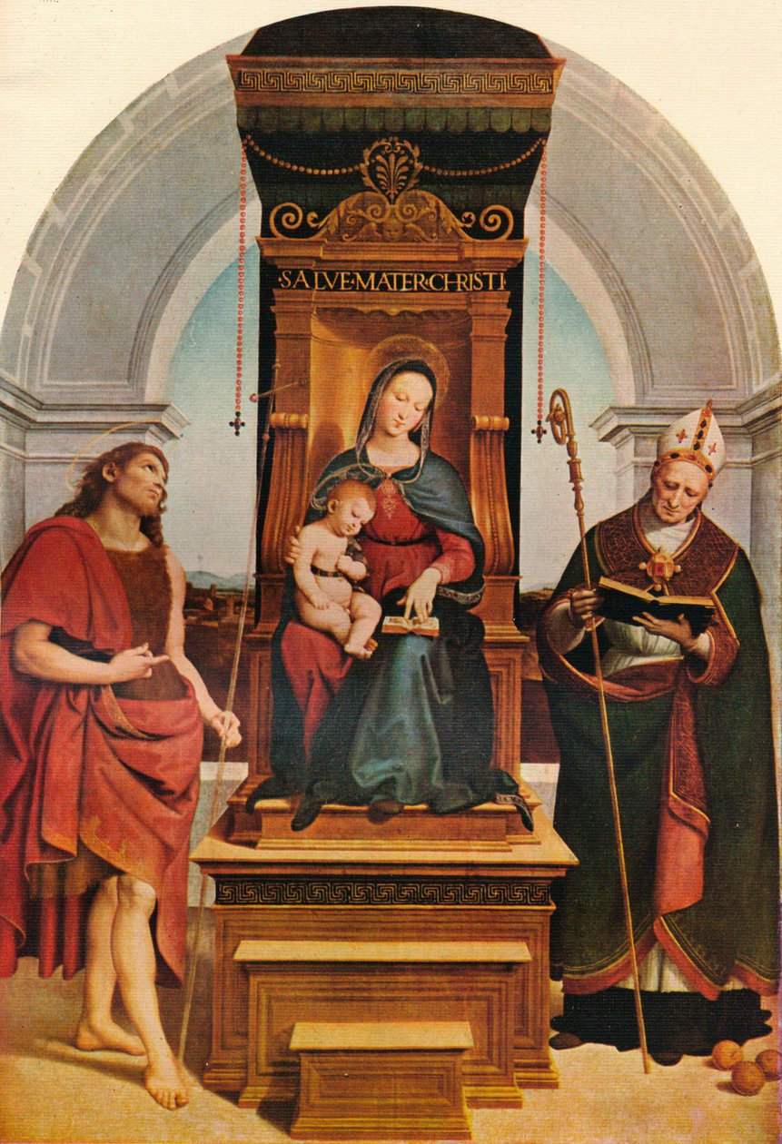 Ansidei Madonna, 1505, 1911 af Raffaello Sanzio Raphael