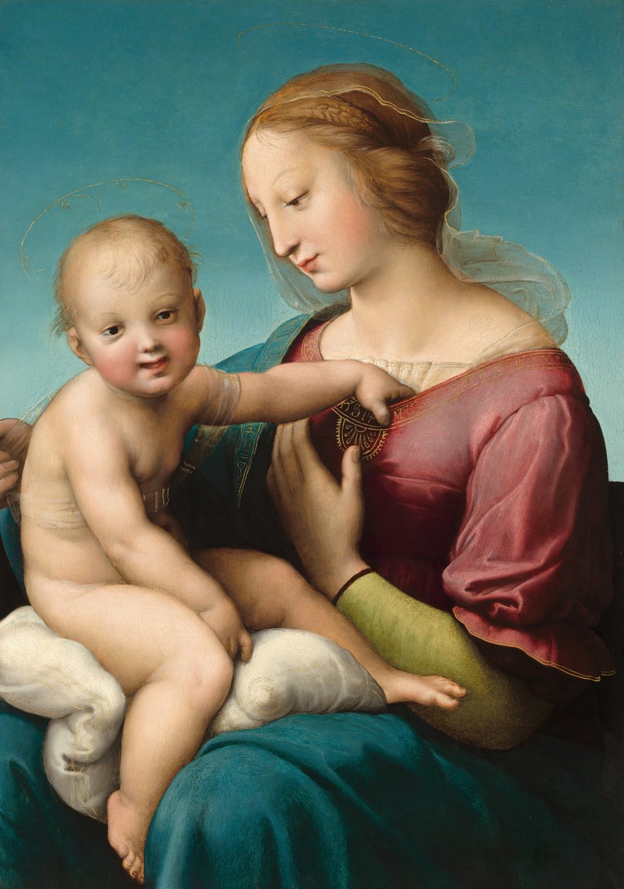 The Niccolini-Cowper Madonna, 1508. af Raphael