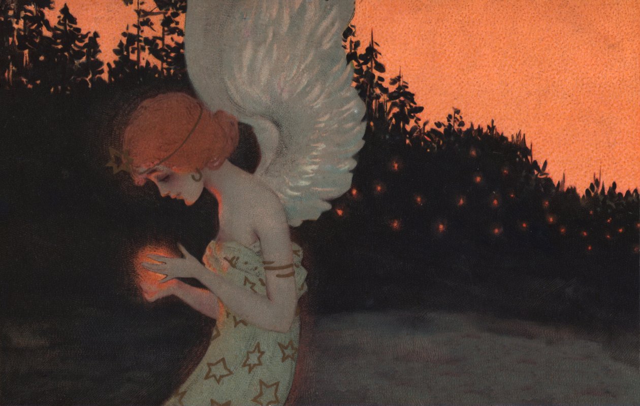 Juleengel af Raphael Kirchner