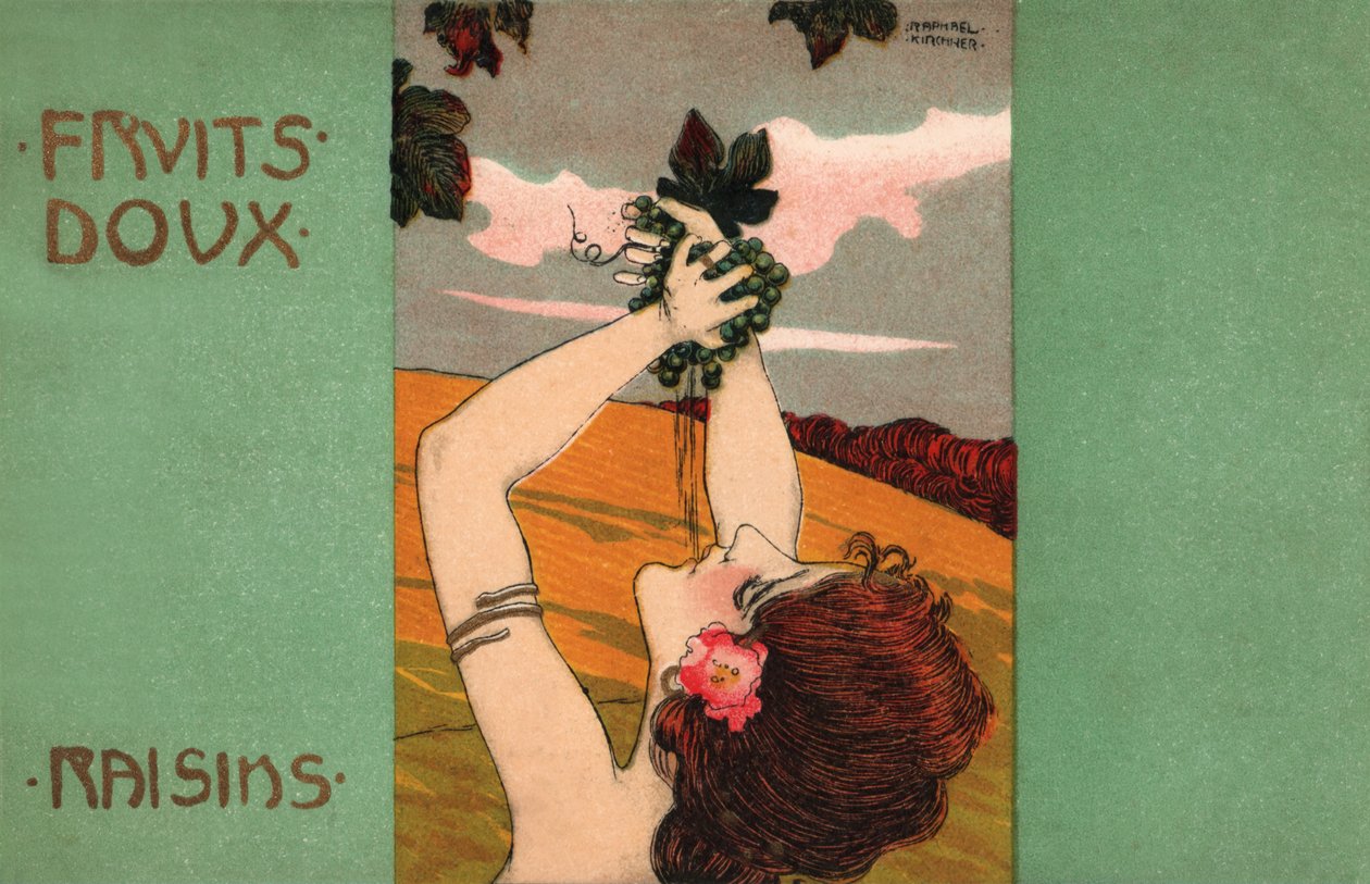Druer, ca. 1900 (illustration) af Raphael Kirchner
