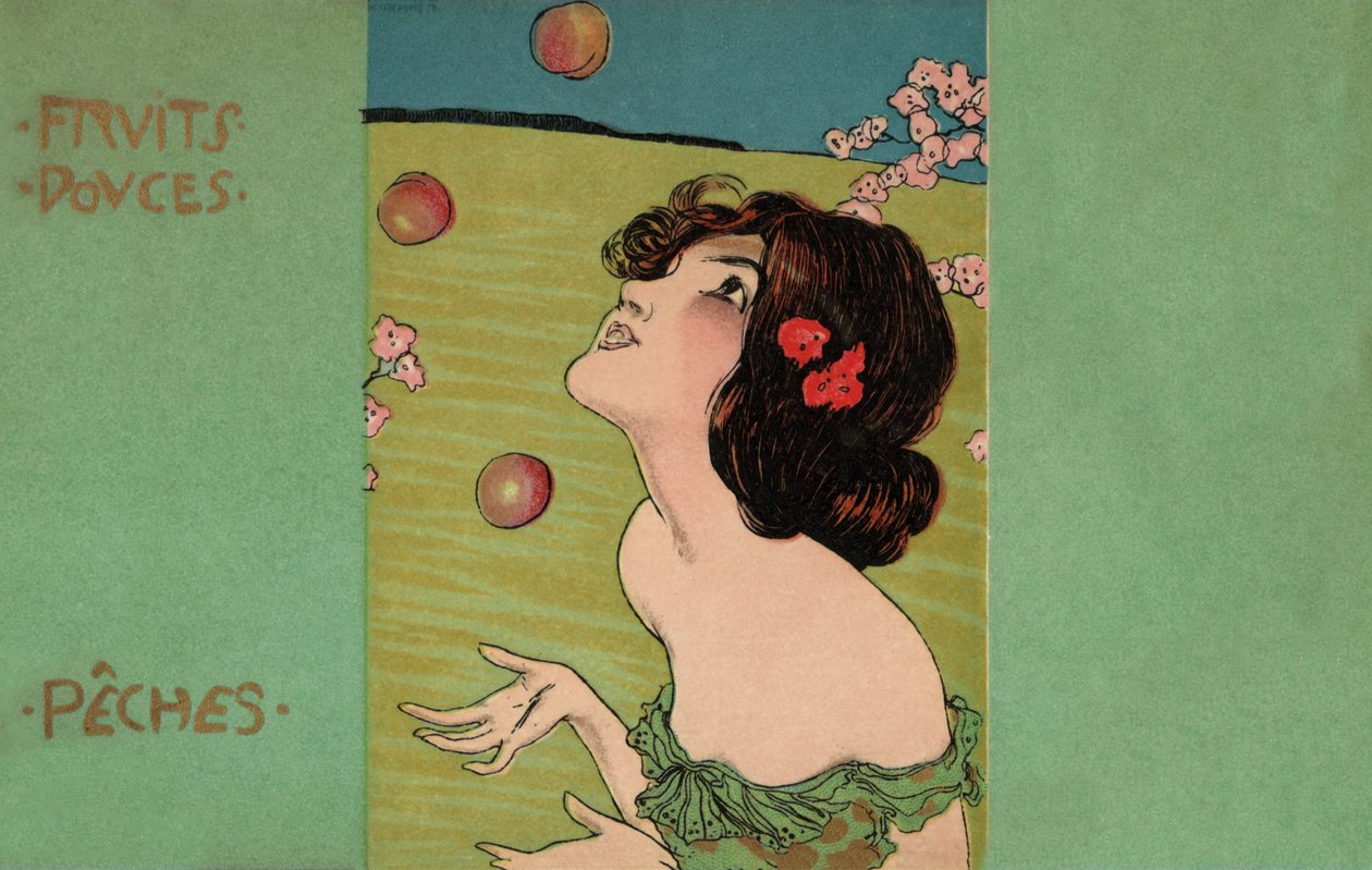 Ferskner, ca. 1900 (illustration) af Raphael Kirchner