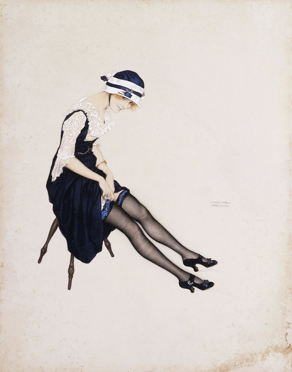Strømpebåndet, af Raphael Kirchner