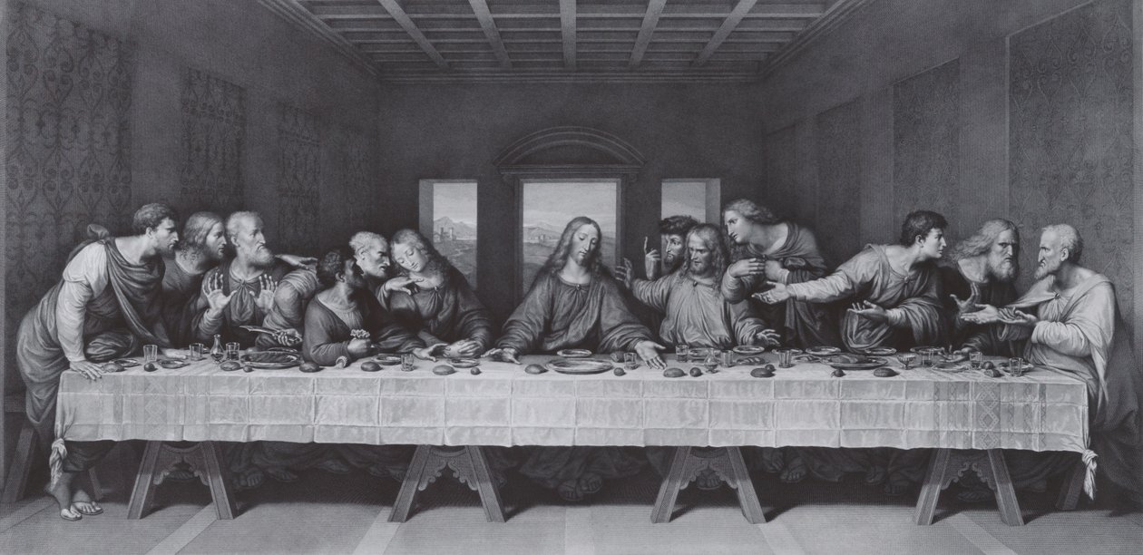 Den sidste nadver, 1800 af Raphael Morghen