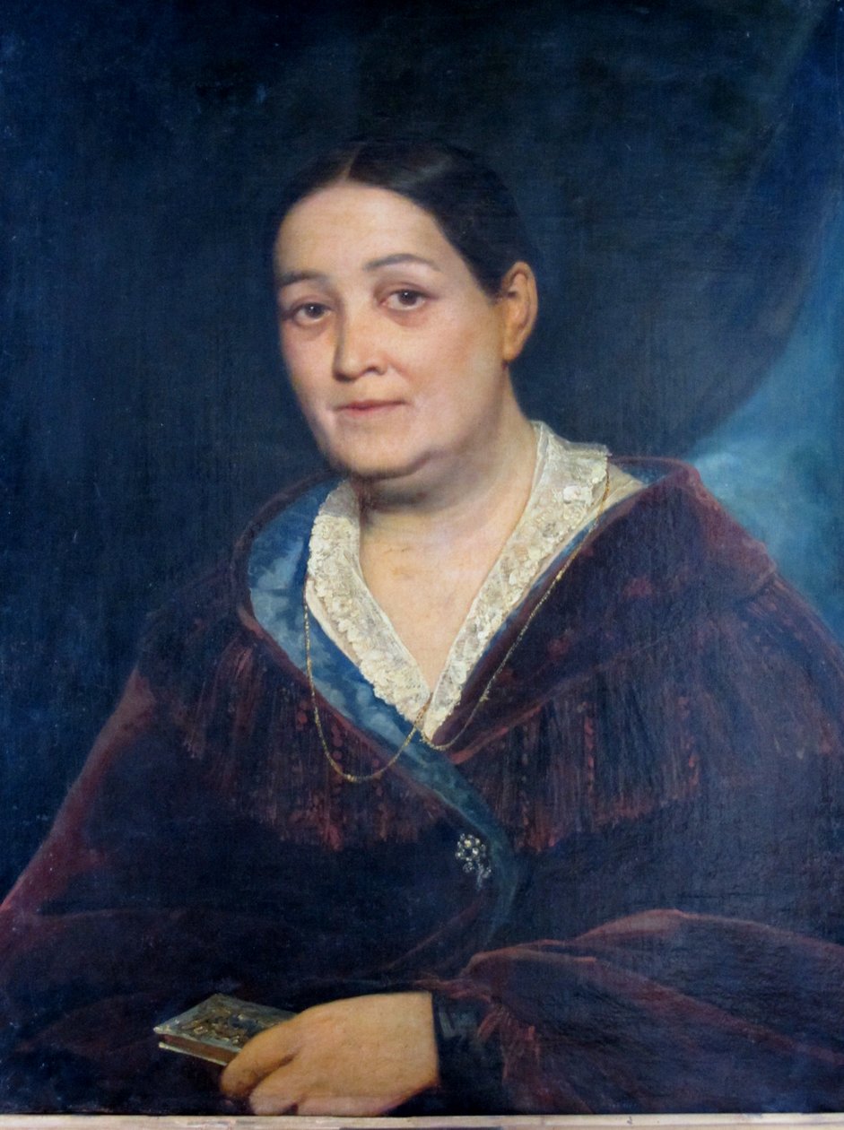Fru Nicolasa Garmendía og Aguirre de Orrego af Raymond Auguste Quinsac Monvoisin