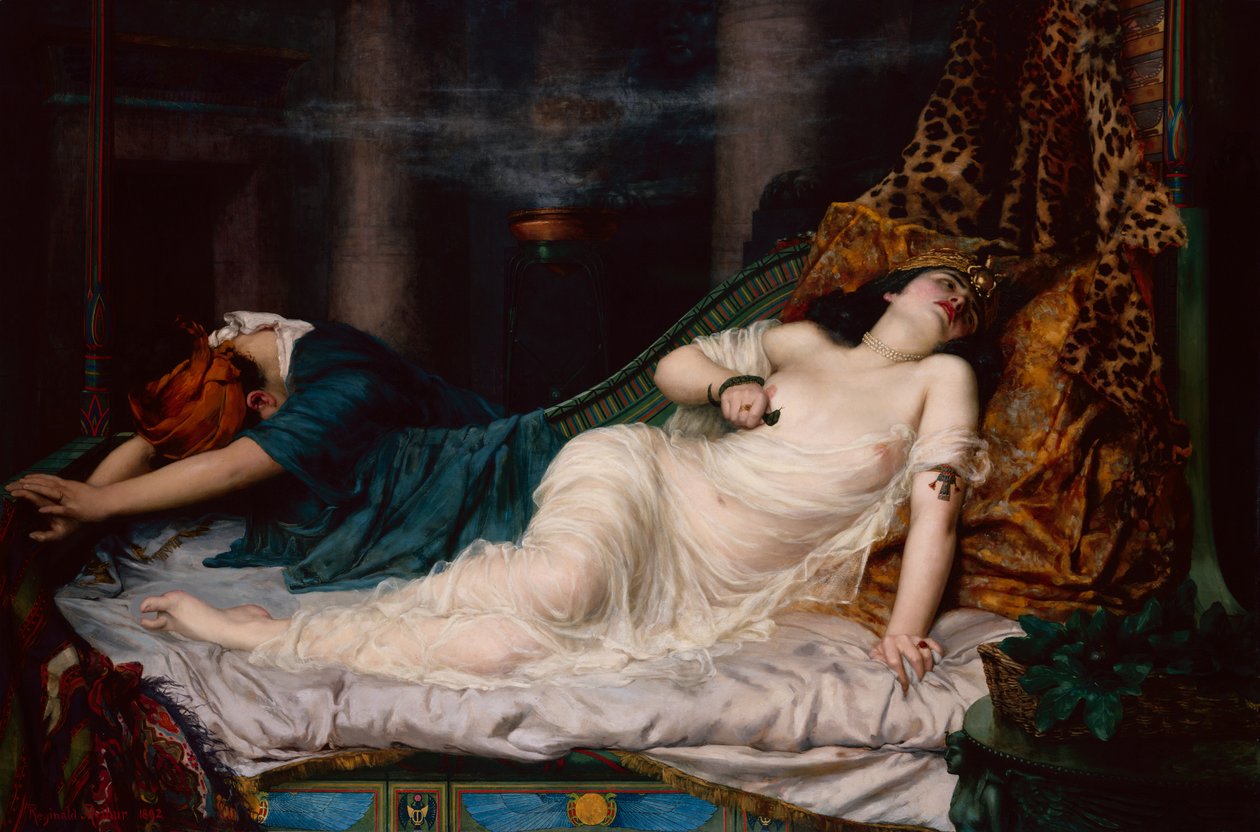 Kleopatras død af Reginald Arthur