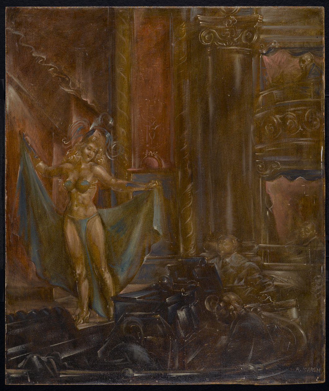 Burlesk af Reginald Marsh