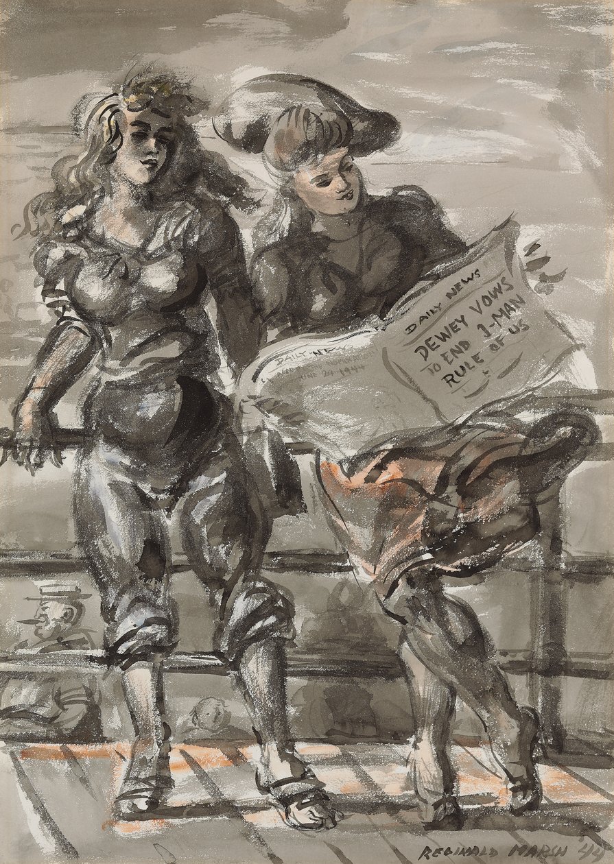 Daglige nyheder af Reginald Marsh