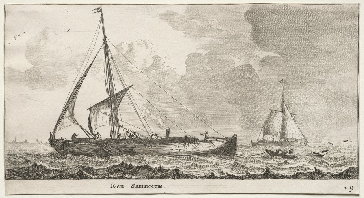 Amsterdams skibe: En købmand. af Reinier Nooms