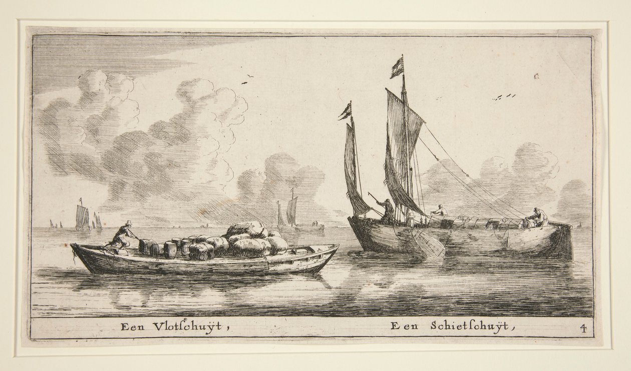 To både (A Vlotschuyt, A Schietschuyt) af Reinier Nooms