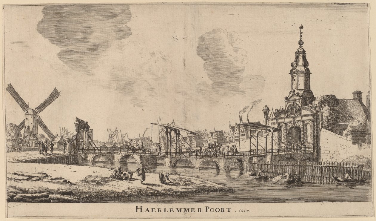 Haarlem Gate (Haerlemmer Gate) af Reinier Nooms, called Zeeman