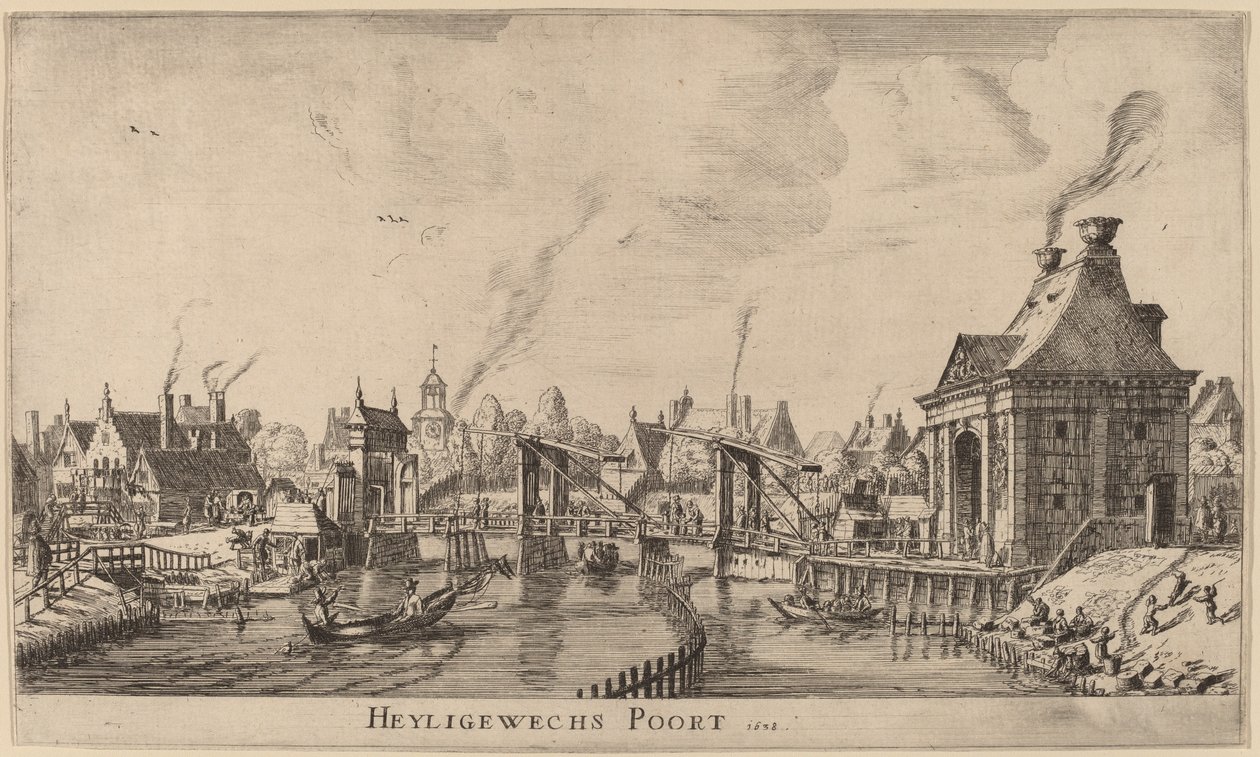Heiligeweg Gate (Heylige Weghs Gate) af Reinier Nooms, called Zeeman