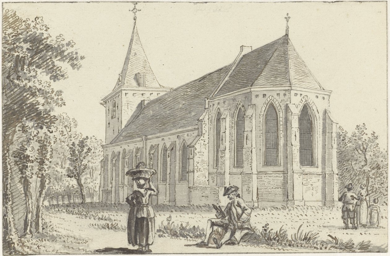 Zeist kirke af Reinier Vinkeles (I)