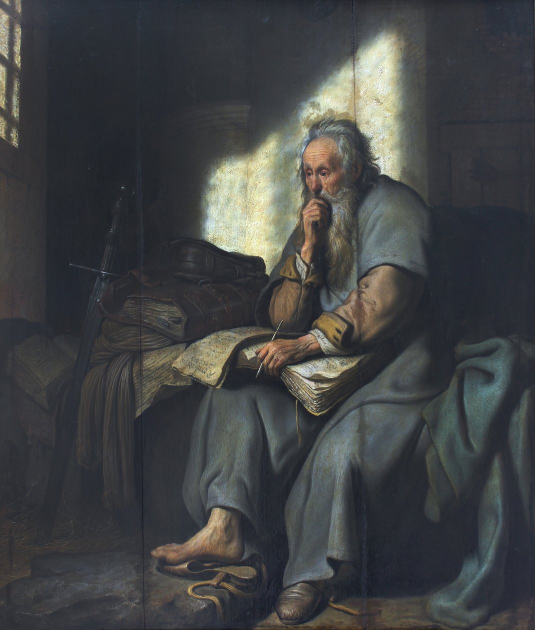 St. Paul i fængsel af Rembrandt van Rijn