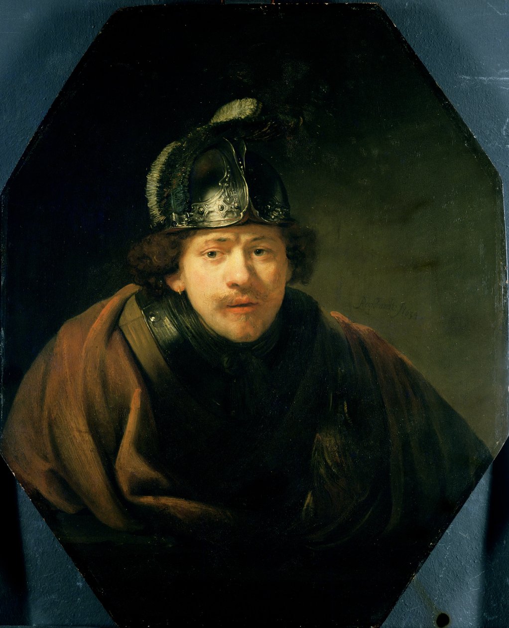 Selvportræt med hjelm, 1634 af Rembrandt van Rijn