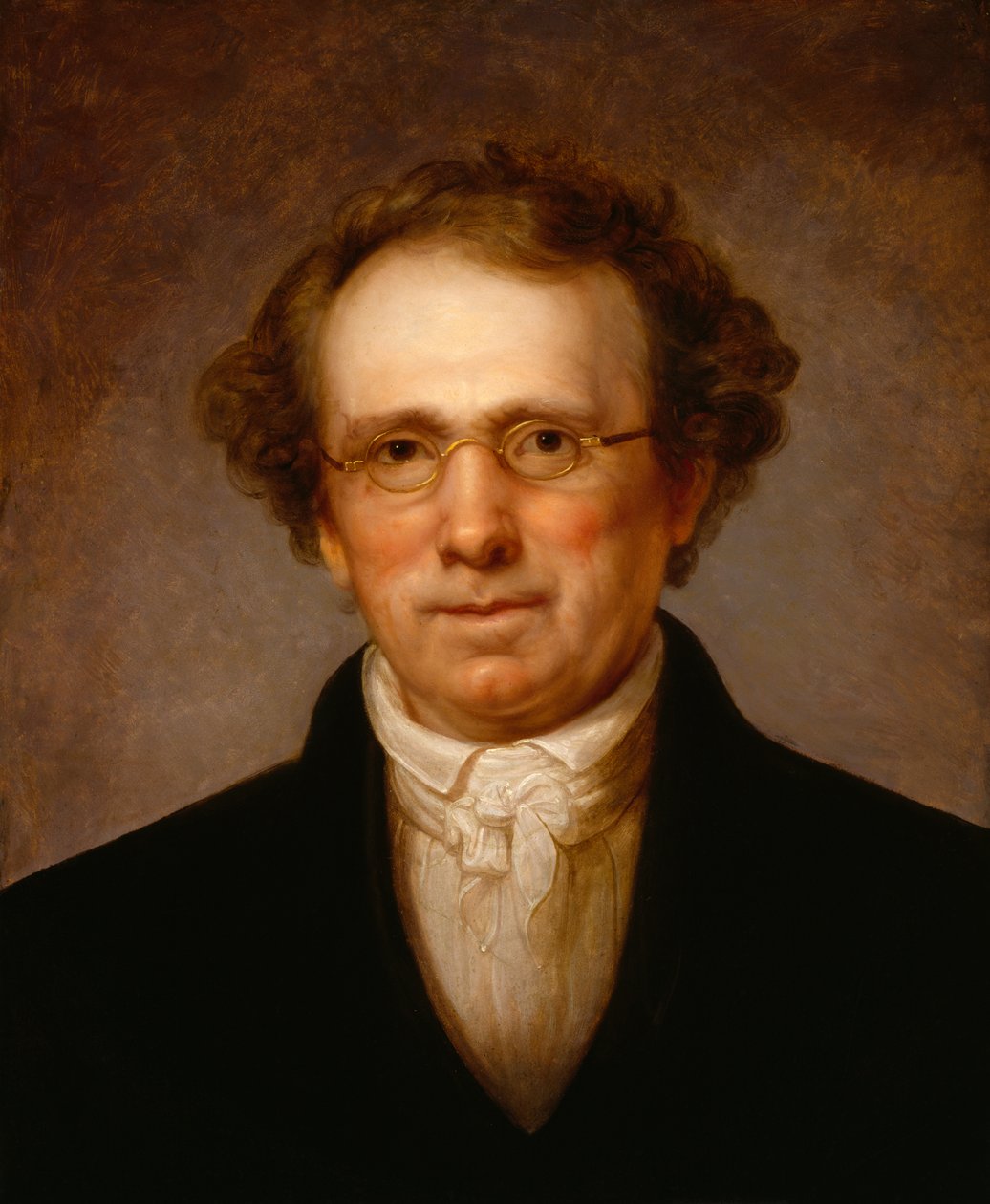 Portræt af Henry Robinson, ca. 1816-20 (olie på papir monteret på lærred) af Rembrandt Peale