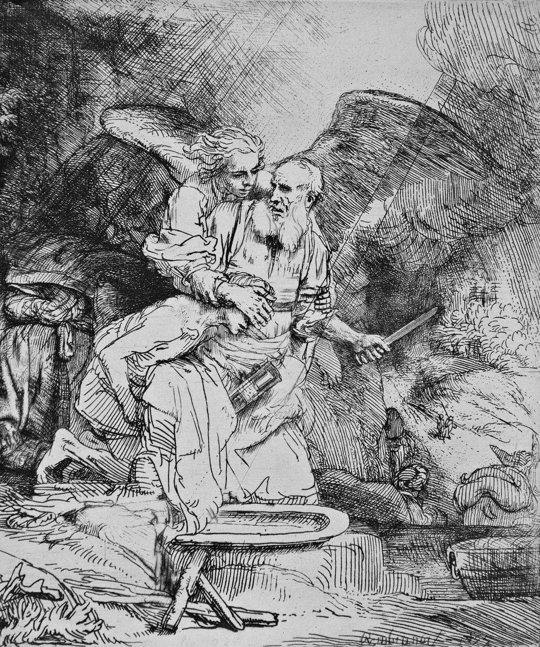 Abrahams offer af Rembrandt van Rijn