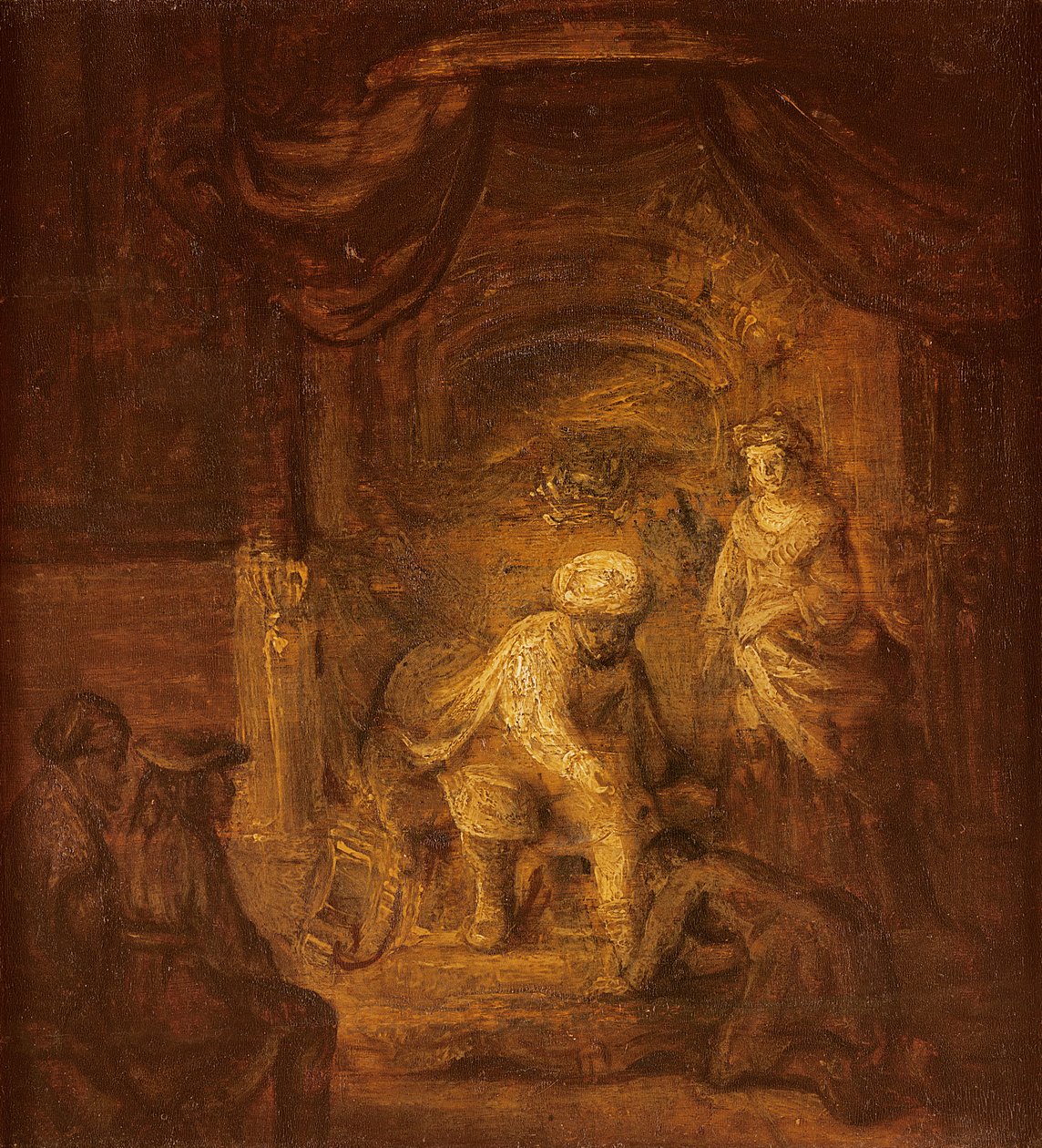 Bibelsk Scene af Rembrandt van Rijn