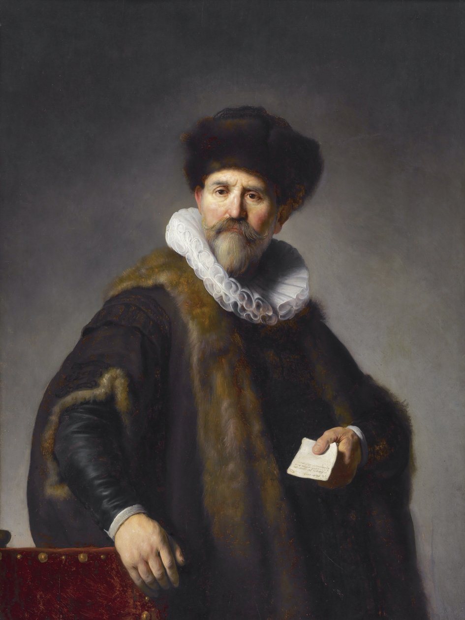 Portræt af Nicolaes Ruts af Rembrandt van Rijn