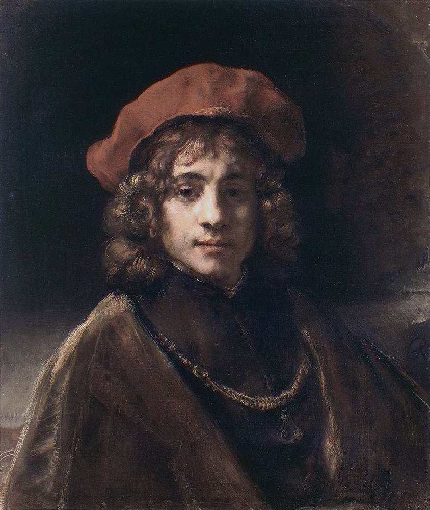 Portræt af Titus af Rembrandt van Rijn