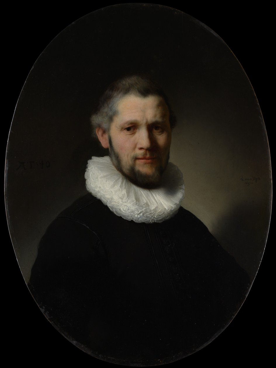 Portræt af en 40-årig mand af Rembrandt van Rijn