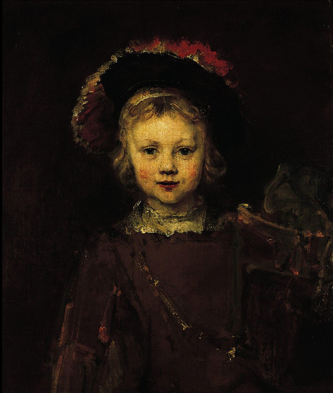 Portræt af et barn af Rembrandt van Rijn