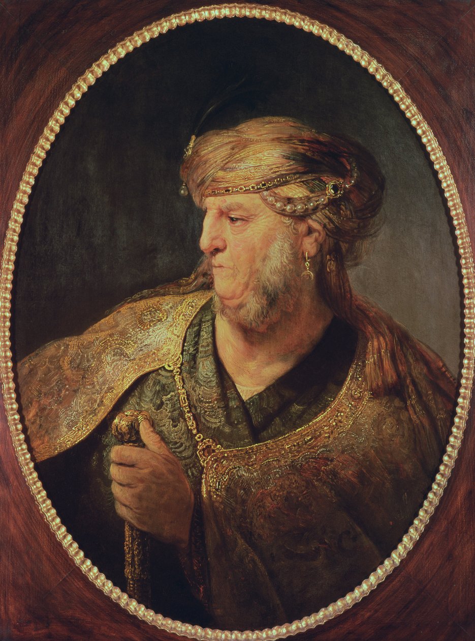 Portræt af en mand i orientalsk dragt, 1633 af Rembrandt van Rijn