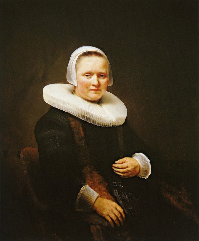Portræt af en kvinde, muligvis Anna Wijmer af Rembrandt van Rijn