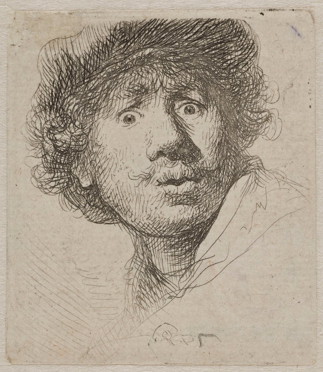 Selvportræt af Rembrandt van Rijn