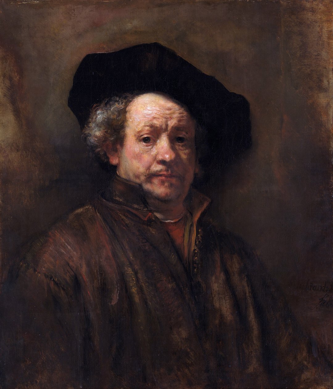 Selvportræt af Rembrandt van Rijn