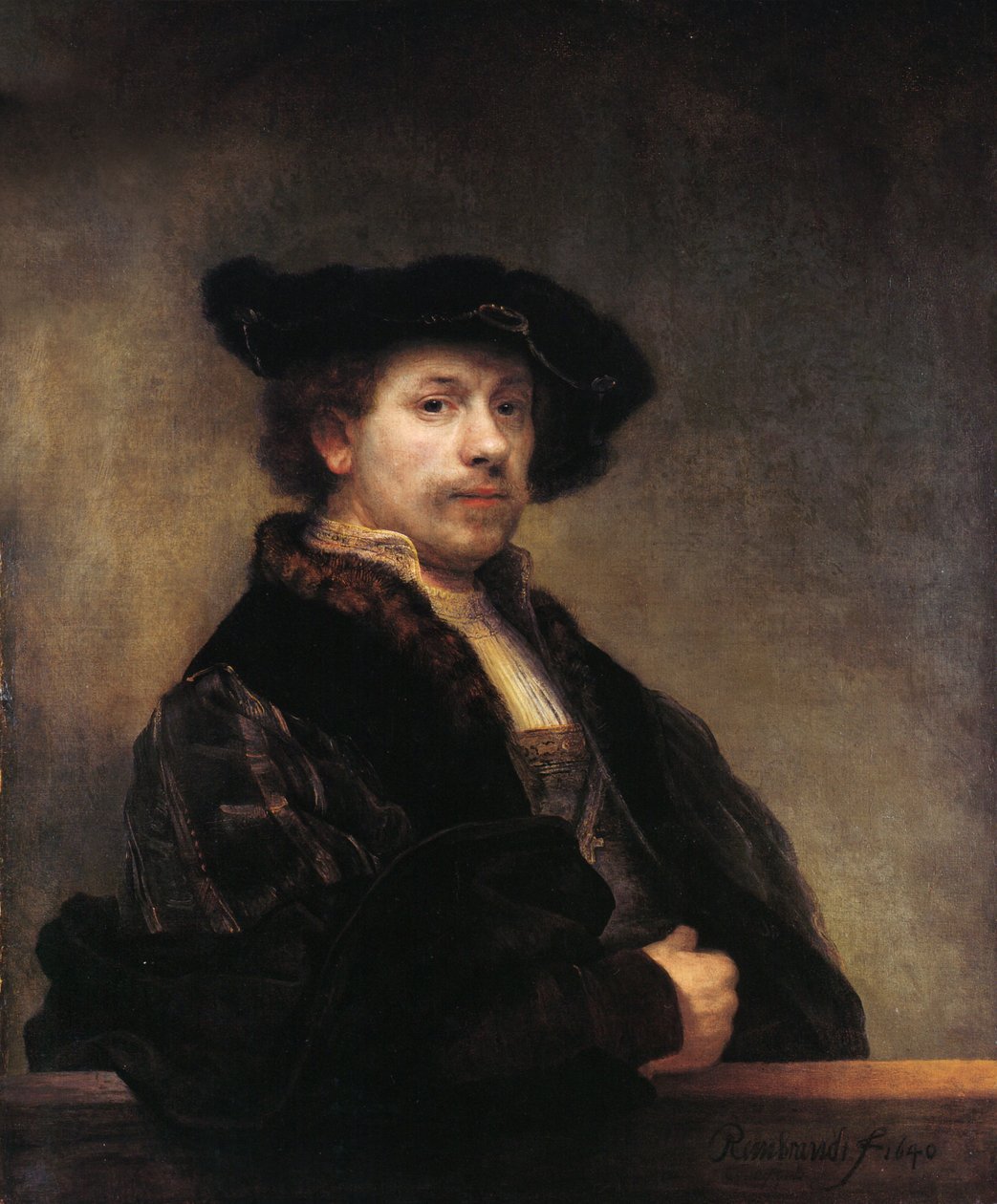 Selvportræt af Rembrandt van Rijn
