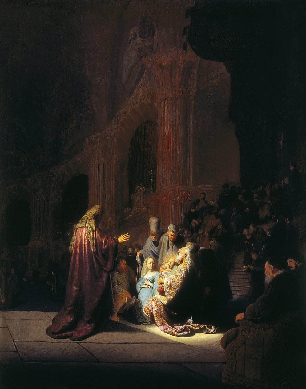Simeons lovsang af Rembrandt van Rijn