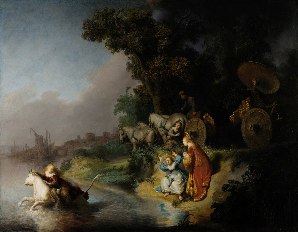Bortførelsen af Europa af Rembrandt van Rijn