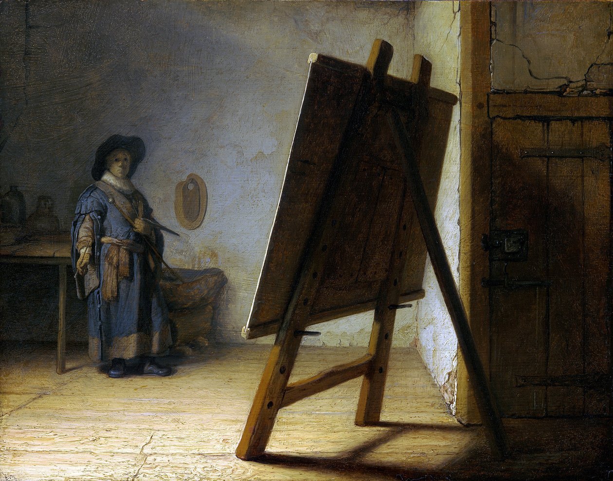 Kunstneren i sit studie af Rembrandt van Rijn