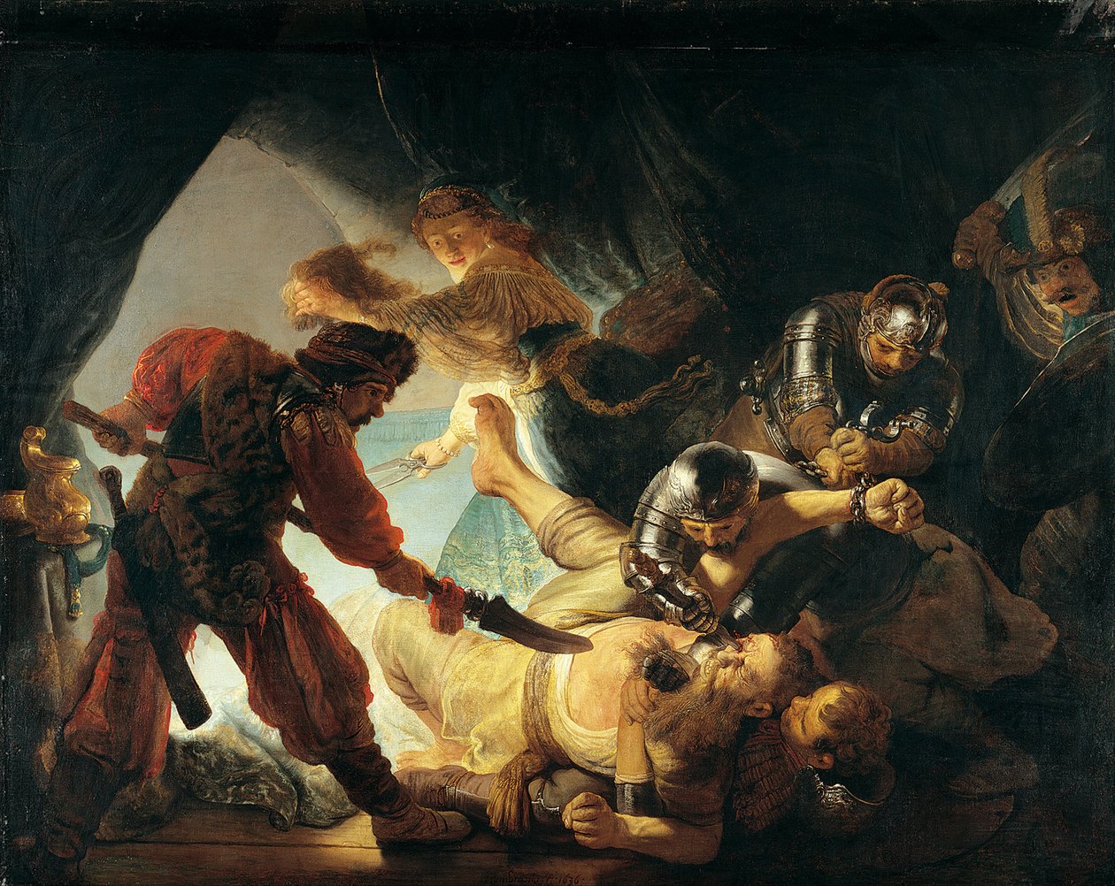 Blænding af Samson af Rembrandt van Rijn