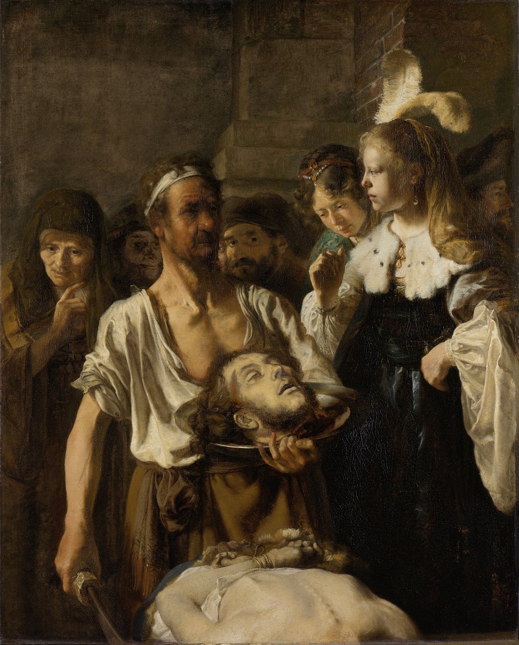 Johannes Døberens halshugning af Rembrandt van Rijn
