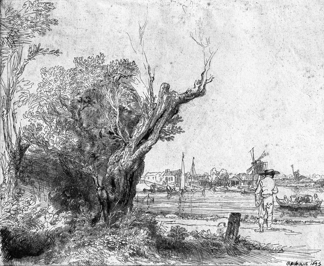 Udsigt over Omval, nær Amsterdam, 1645 af Rembrandt van Rijn
