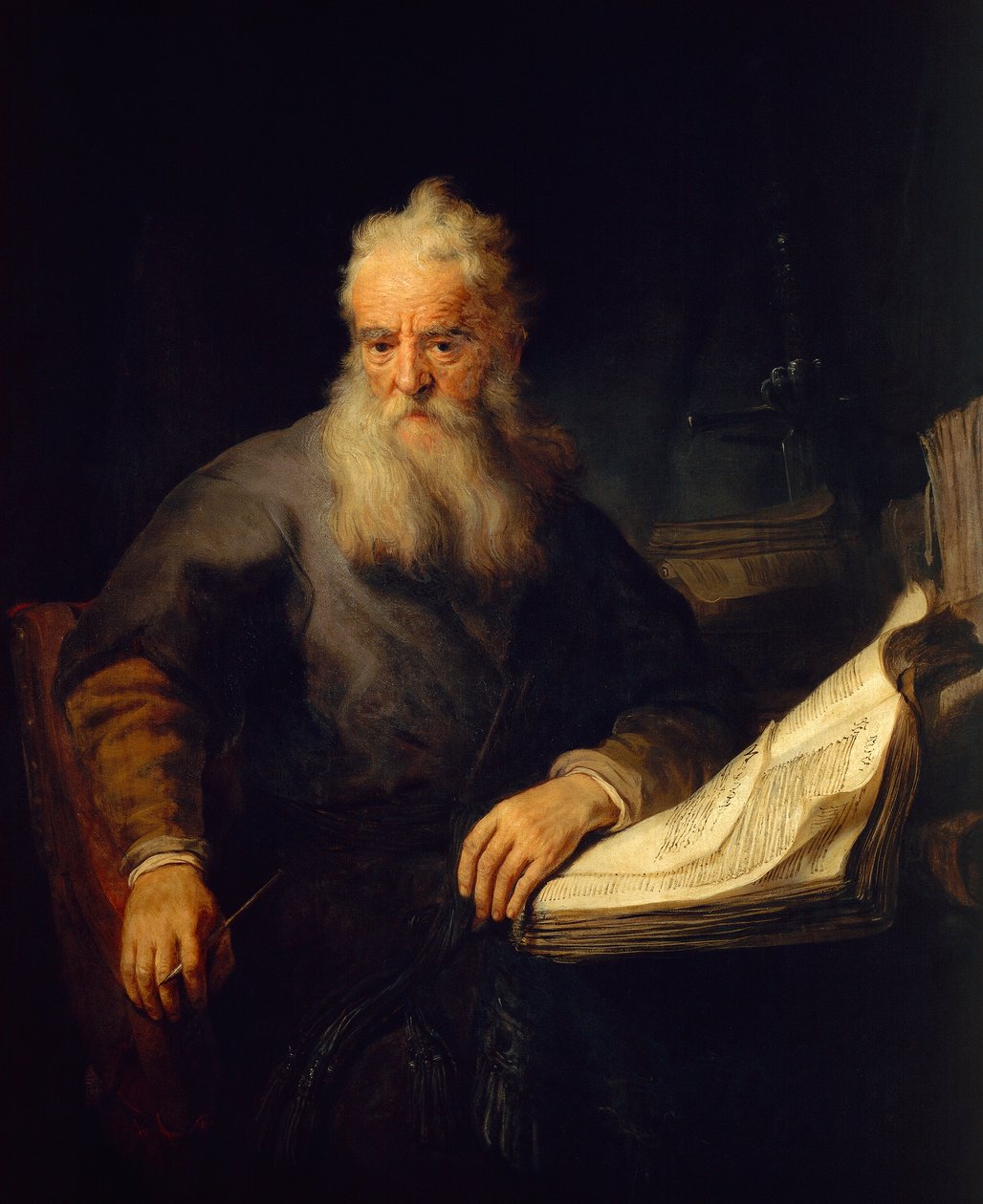 Apostlen Paulus af Rembrandt Harmensz. van Rijn