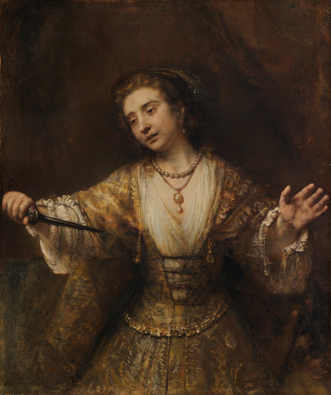 Lucretia af Rembrandt van Rijn