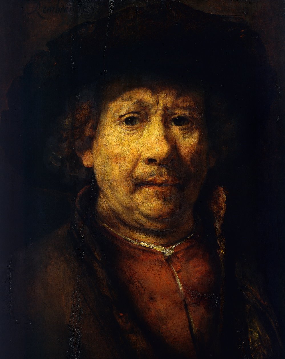 Selvportræt af Rembrandt Harmensz. van Rijn