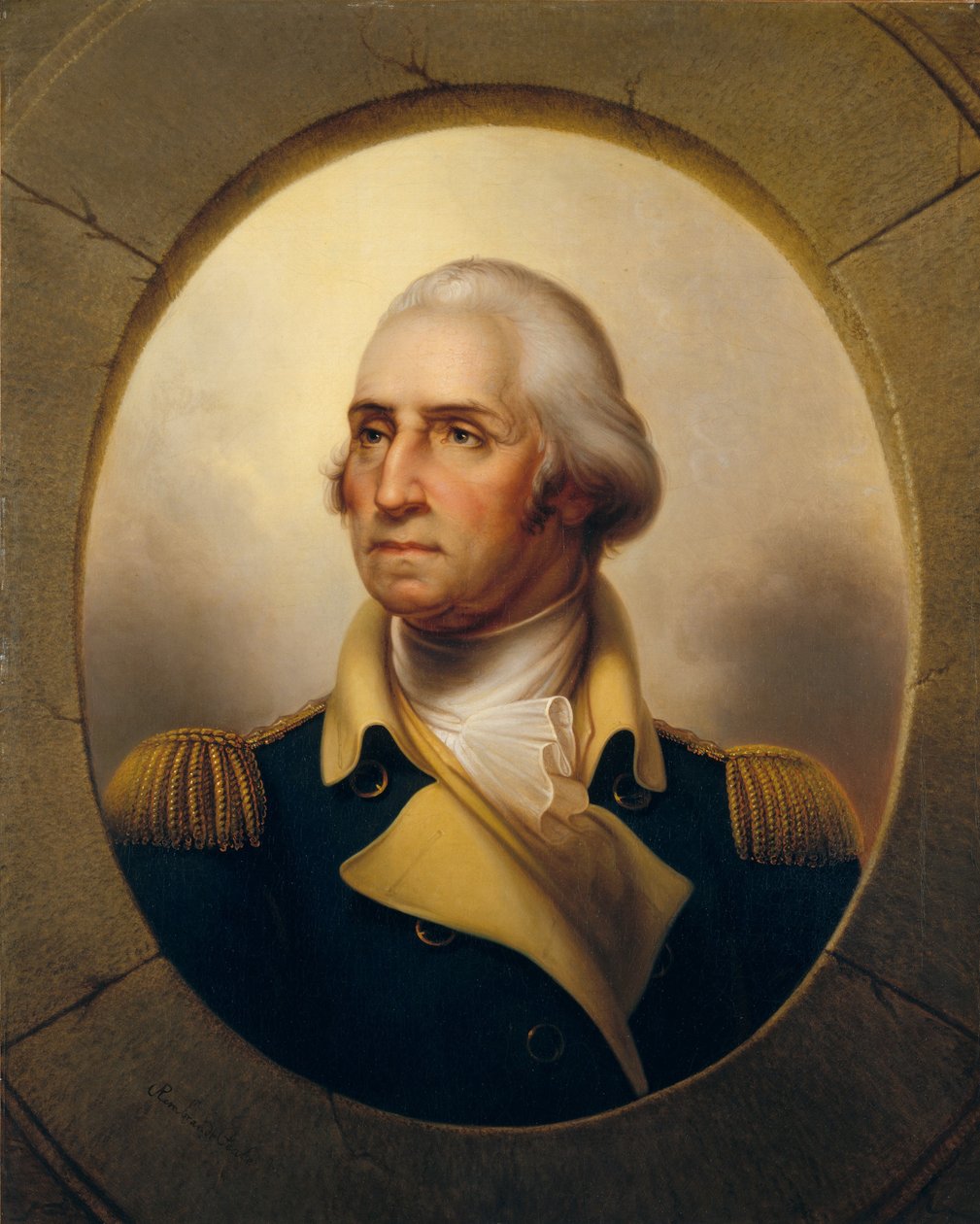 George Washington, ca. 1846. af Rembrandt Peale