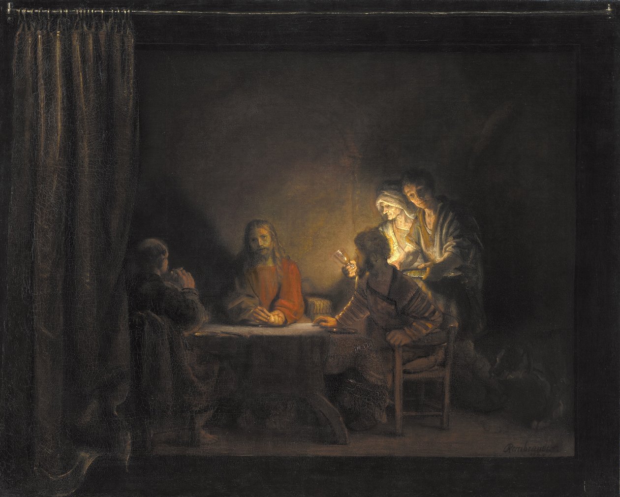 Aftensmad i Emmaus af Rembrandt van Rijn (værksted)