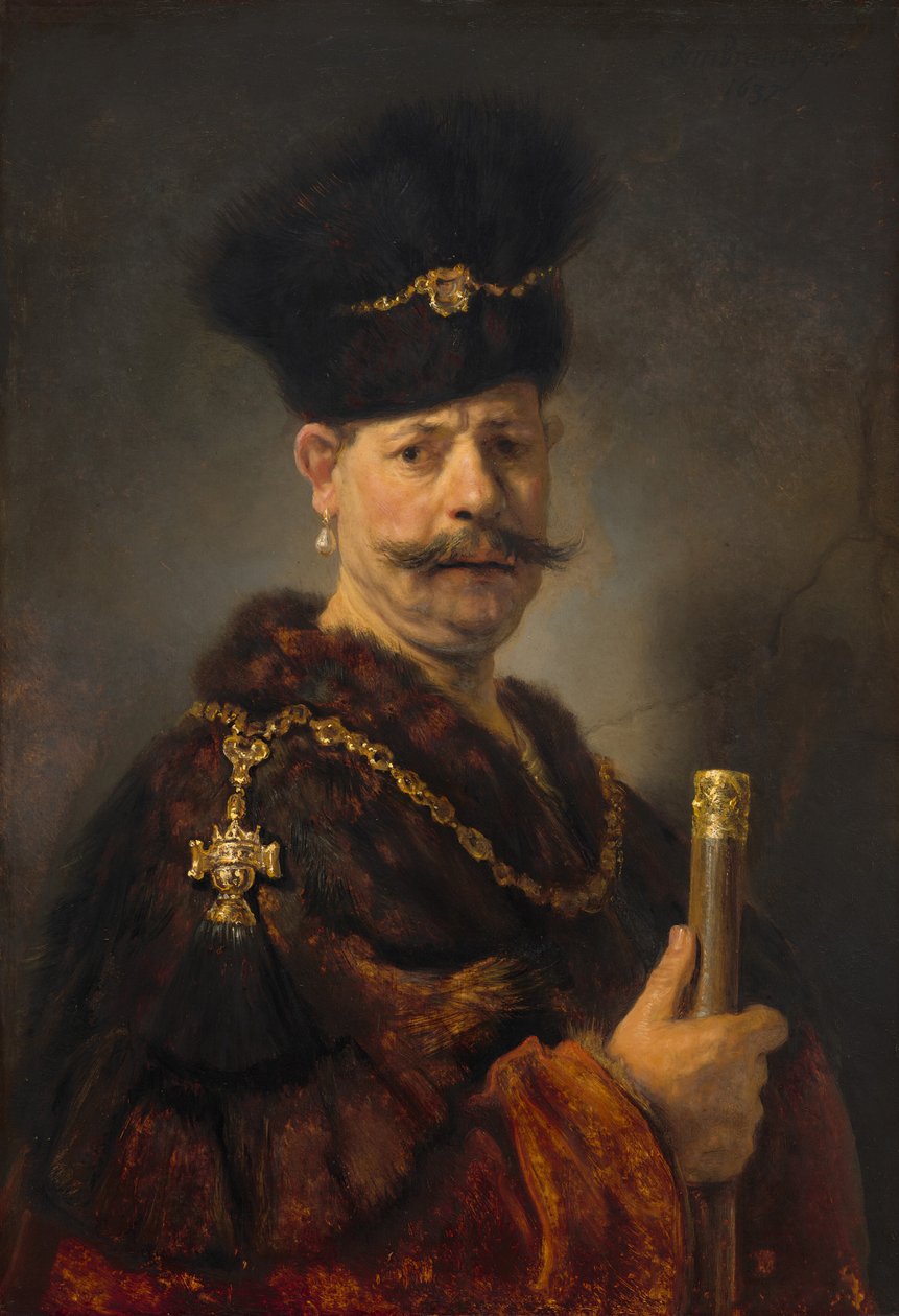 En polsk adelsmand, 1637. af Rembrandt van Rijn