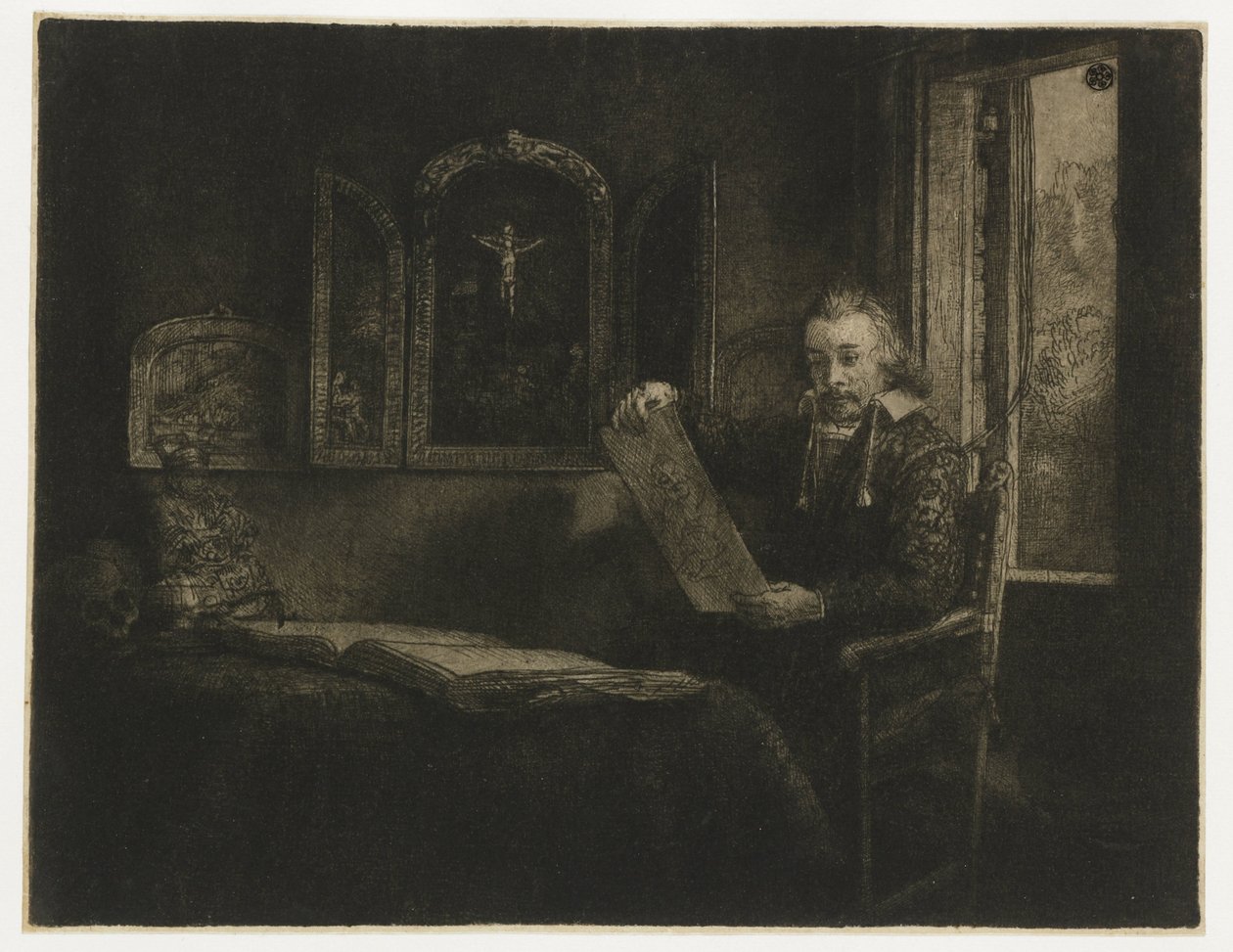 Abraham Francen, apoteker af Rembrandt van Rijn