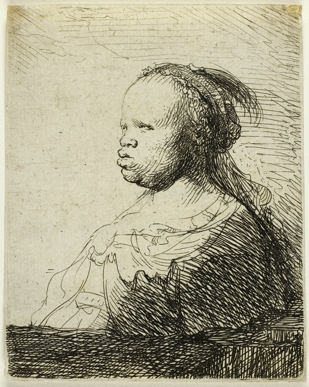 En afrikansk kvinde af Rembrandt van Rijn