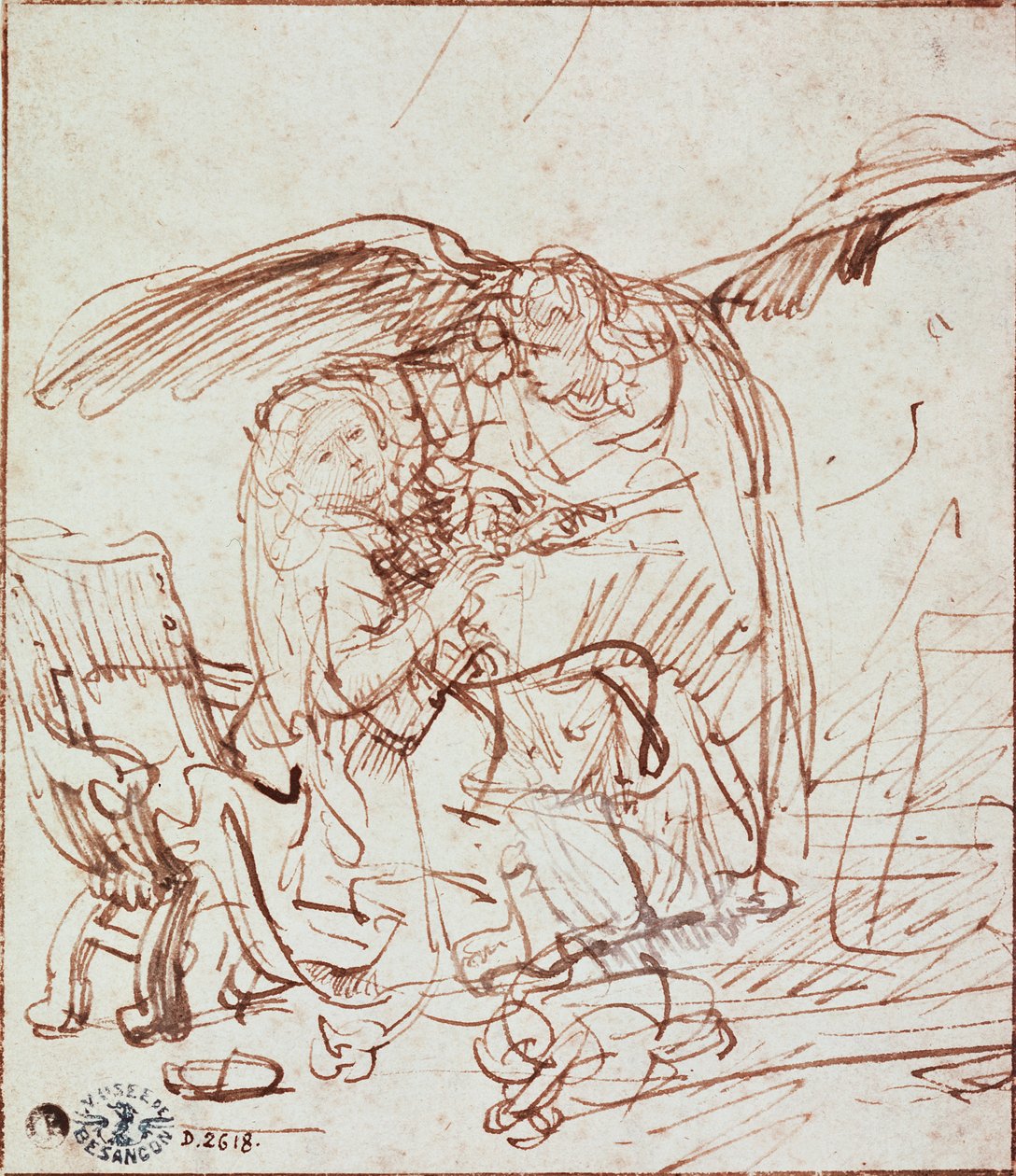 Bebudelsen (tegning) af Rembrandt van Rijn