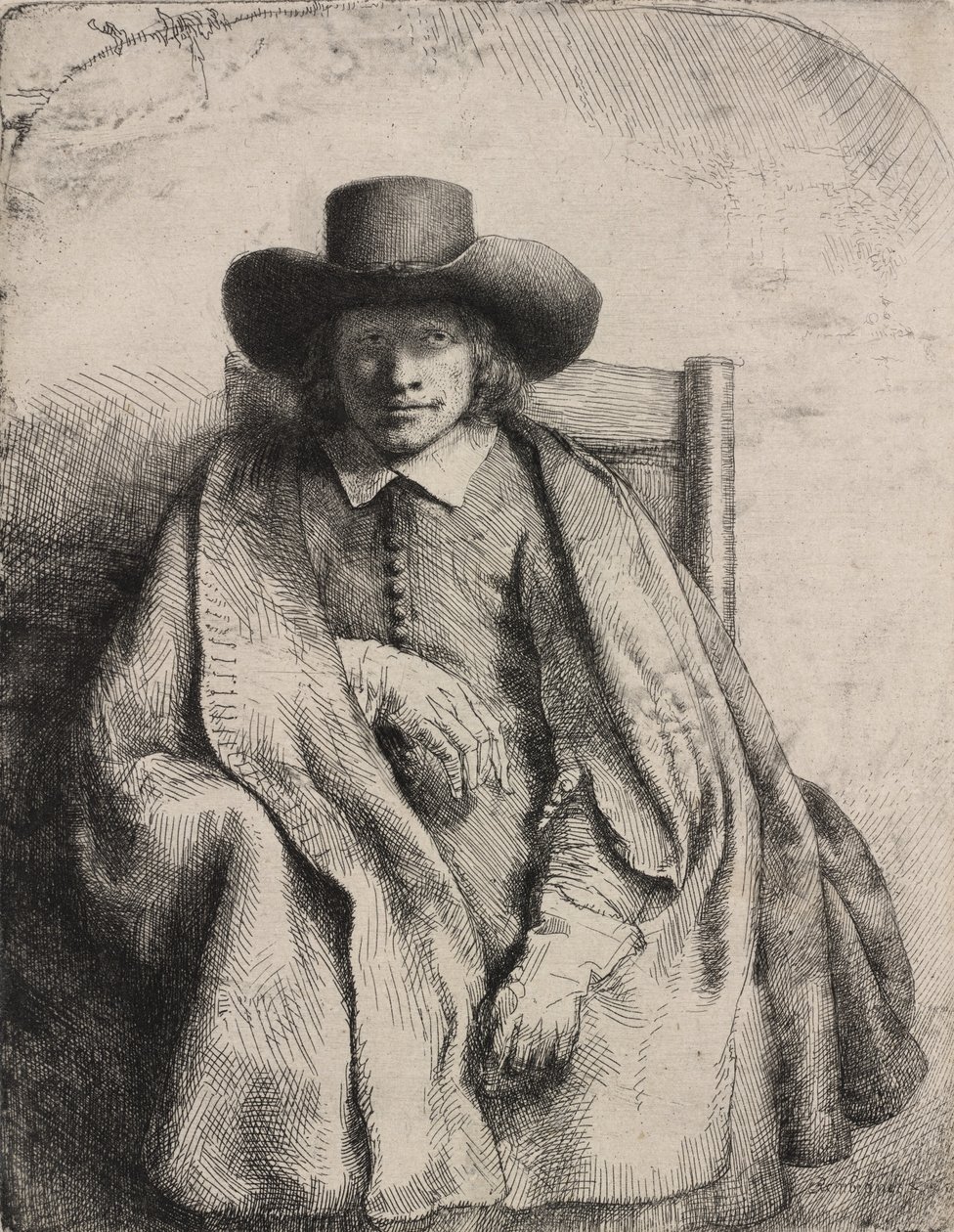 Clement de Jonghe, 1651. af Rembrandt van Rijn
