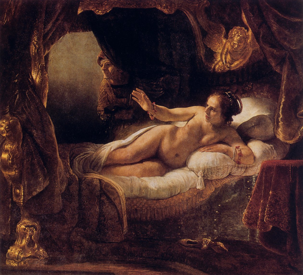 Danae, 1636 af Rembrandt van Rijn