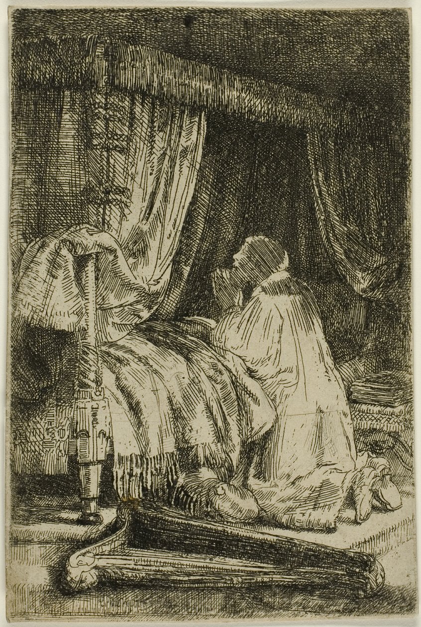 David i bøn af Rembrandt van Rijn